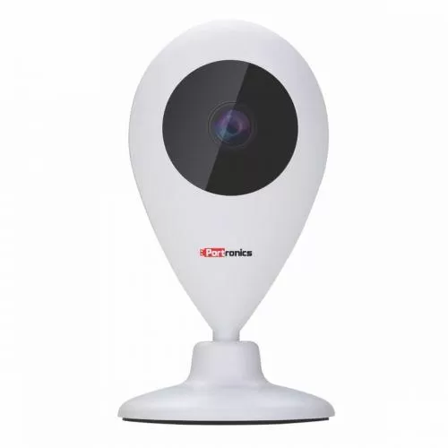 Portronics See-Saw II Smart Wi Fi IP Security 720P Camera, 64GB SD Card Stores Recording POR 797