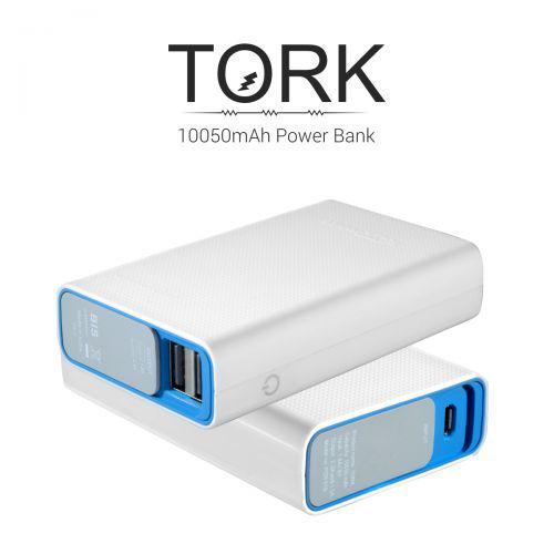 Portronics Tork White - Blue 10050 mah power bank