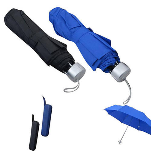 3 fold umbrella with zipper EVA case