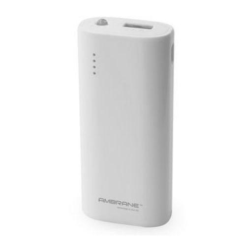 Ambrane 5200 MAH Power Bank P-5200 White