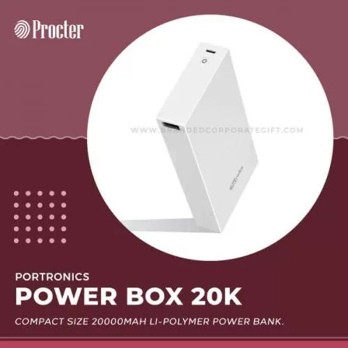 PORTRONICS POWER BOX 20K - 20000mAh Power Bank - POR808