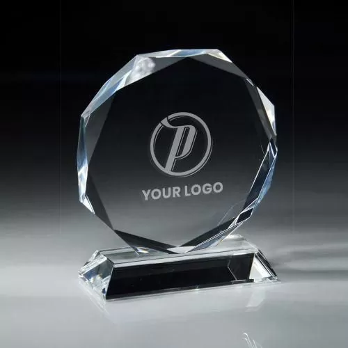 Xeelct Round Crystal Trophy
