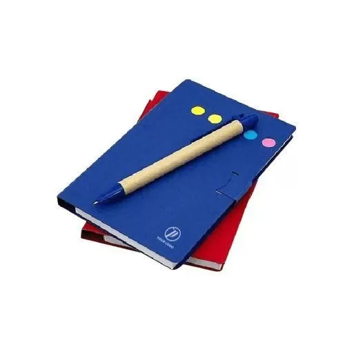 Xelect Eco sticky note pad with ball pen