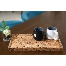 Cork Abstract Serving Decor Trays 9C23404