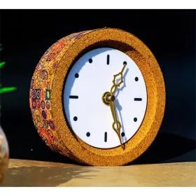 Cork Clock Round 9C23125