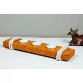 Cork Flat Tea Light Holder 9C231303