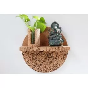 Cork Shelf Decor For Planters 9C23315