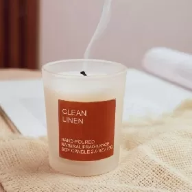 Frosted Fragrance Glass Candle