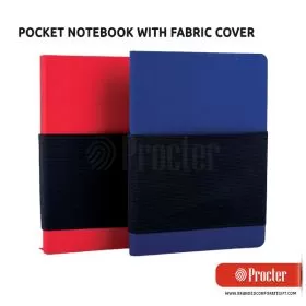 Pocket Notebook With Fabric Cover B111