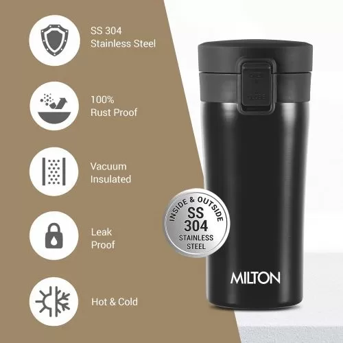MILTON Thermosteel Vacuum Insulated Travel Coffee Mug 2