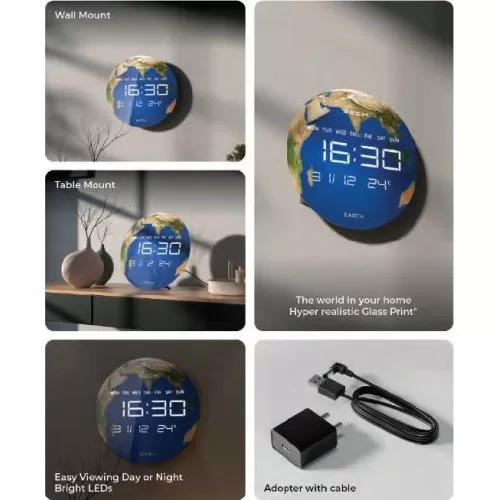  Xech Solaris Clock With Bluetooth Speaker