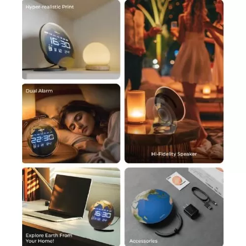  Xech Solaris X Clock With Bluetooth Speaker