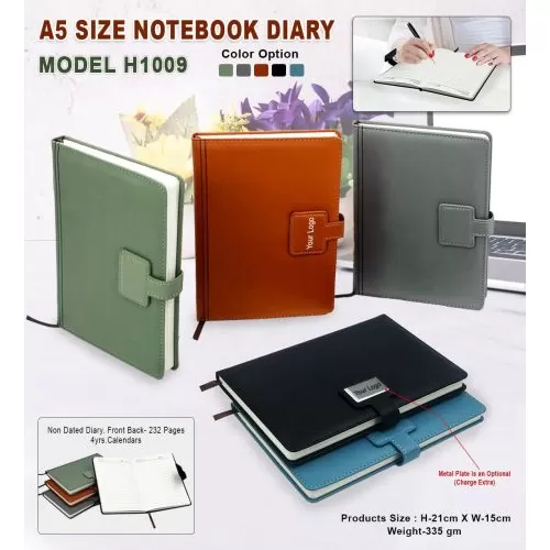 A5 Size Notebook Diary H1009