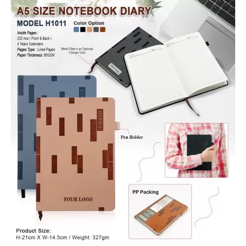 A5 SIZE NOTEBOOK DIARY MODEL H1011