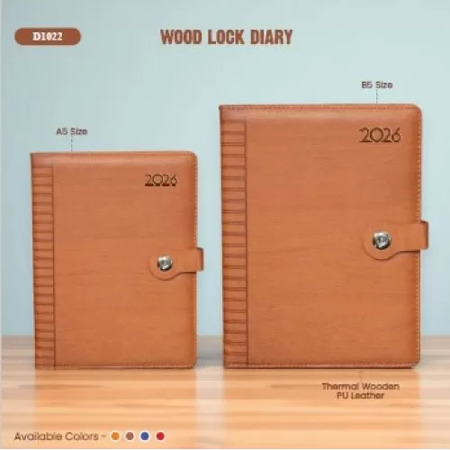 Allianz Diary Wood Lock Diary D1022