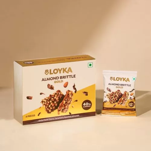 Loyka Almond Brittle Gold 4 Pcs Box