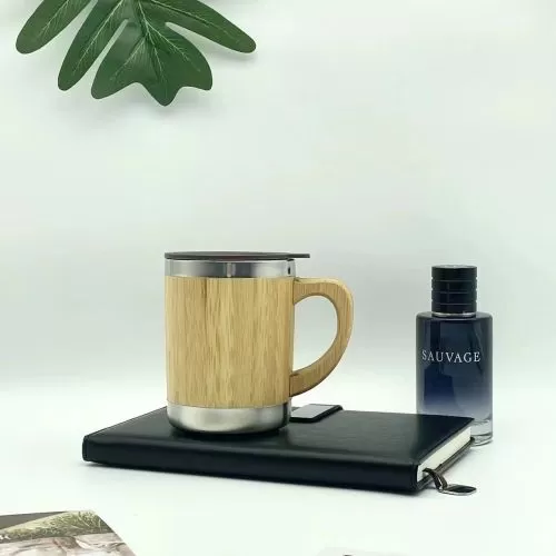 Bamboo & Cork Hot Cold Mug MGH 7034