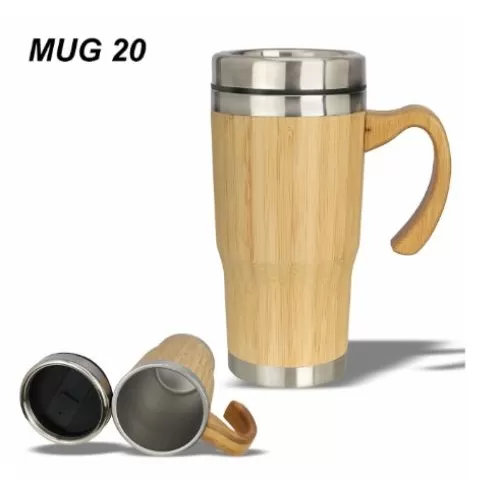 Bamboo Vacuum Coffee Mug 20