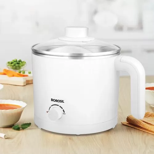 Borosil Cooltouch Multipurpose Kettle 1.2L