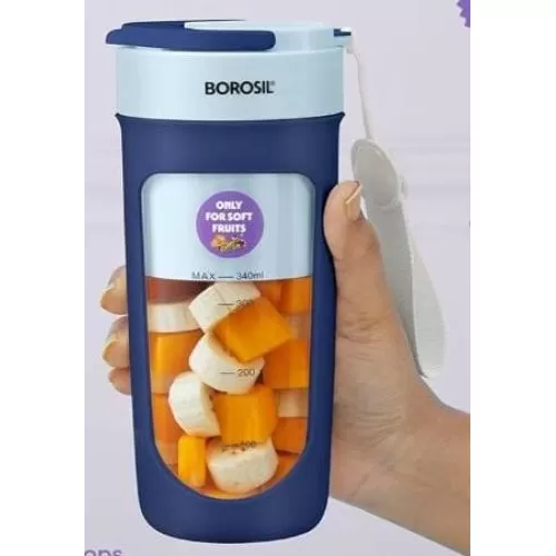 Borosil NutriSip Blue Portable Blender
