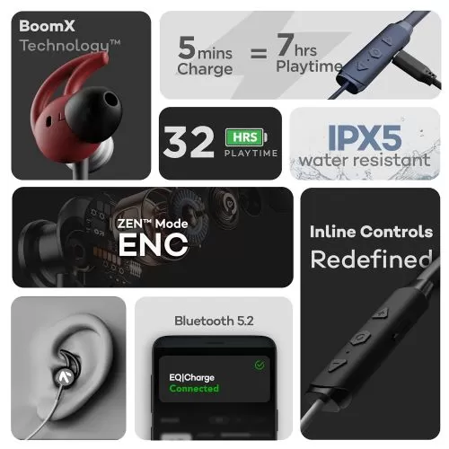 Go Boult EQCharge Bluetooth Headset