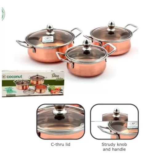 Coconut Diva Copper Gift Set