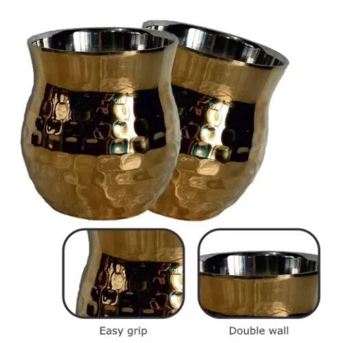 Coconut Glitter Kulhad set of 2