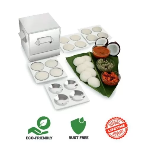 Coconut Square Idly Maker