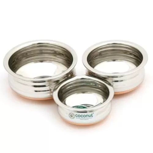 Coconut Stainless Steel & Copper Bottom Marvel Mini Handi