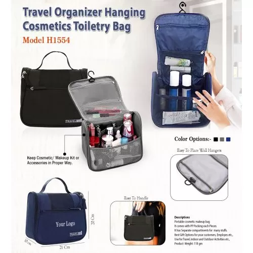 Cosmetic Toiletry Hanging Bag H1554