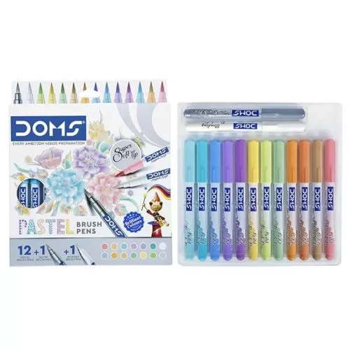 Doms 12 pcs pastel shades marker set
