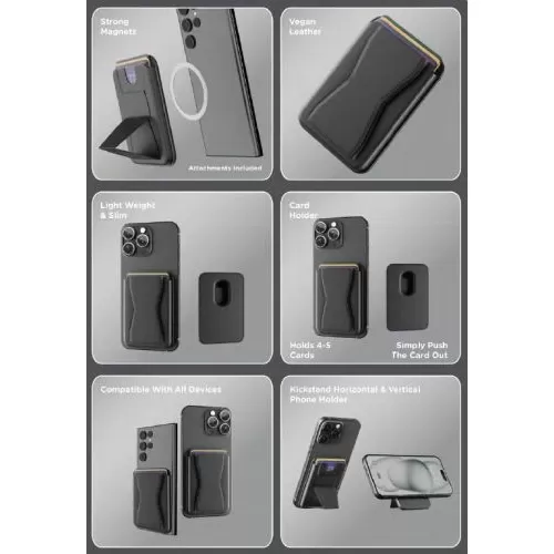 EO Mag Wallet Neo with Phone Stand