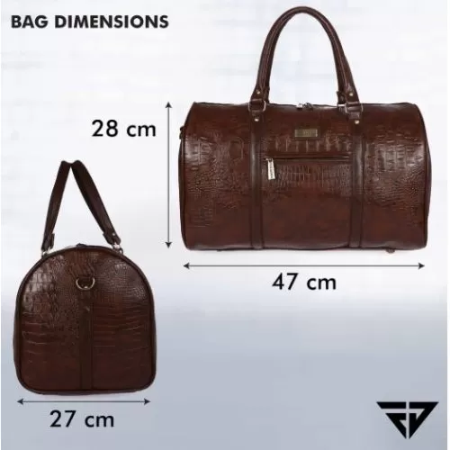 Fur Jaden Croc Weekender Duffle Bag BDUFF05