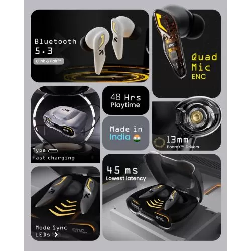 Go Boult Astra Wireless Gaming Earbuds