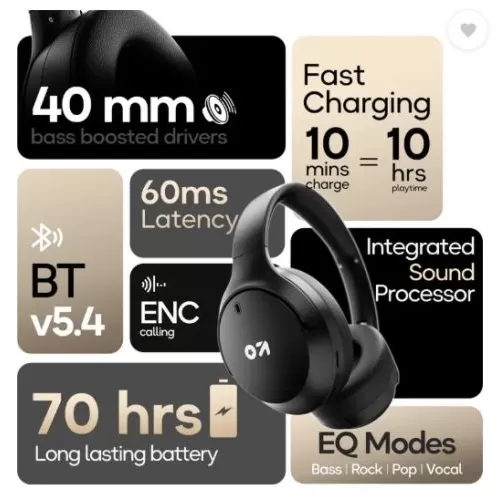 Go Boult Q BT Headphones