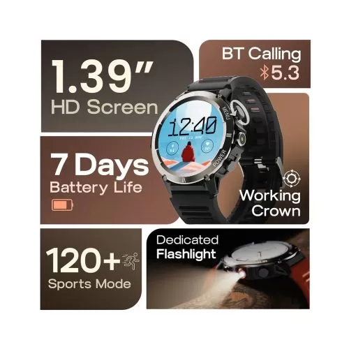 Go Boult Tuff Hawk Smart Watch