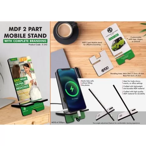 MDF 2 part Mobile stand E342