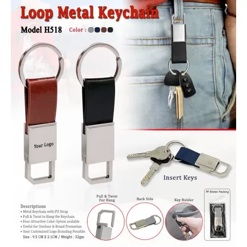 Metal Opener Keychain H518