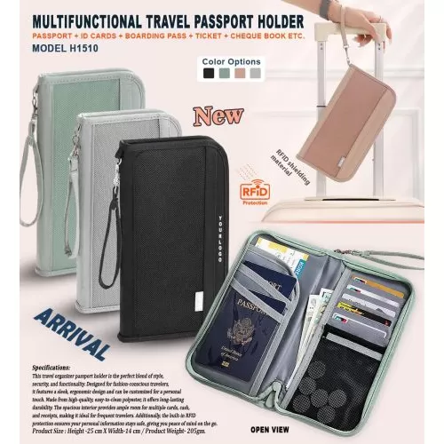 Multifunctional Travel Passport Holder H1510