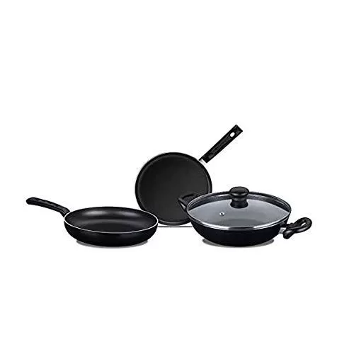 Nirlep by Bajaj Electricals Set Non Stick Cookware