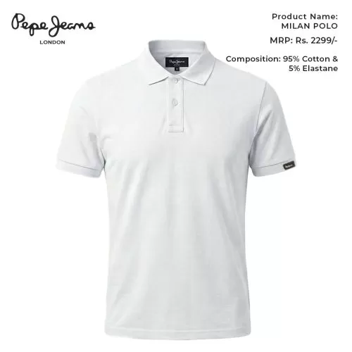 Pepe Jeans London Milan Organic Polo T Shirt