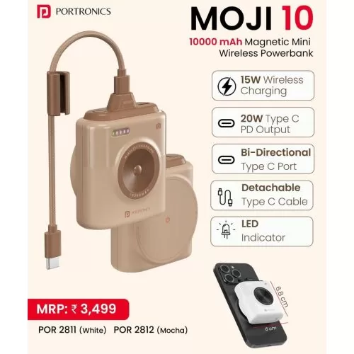 Portronics Moji 10 Powerbank