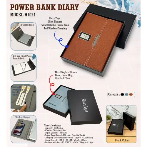 Power Bank Diary H1024