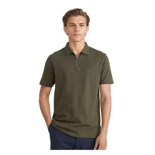 Rare Rabbit Vintage Zip Polo Tshirt