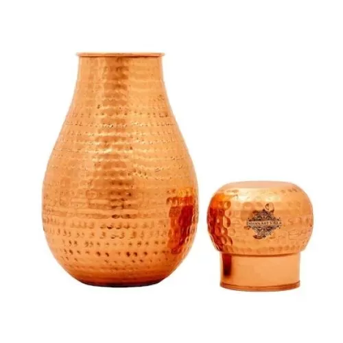 Soul Elements Copper Hammered Water Bottle