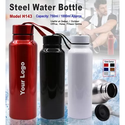 Steel Water Bottle 750ml H143