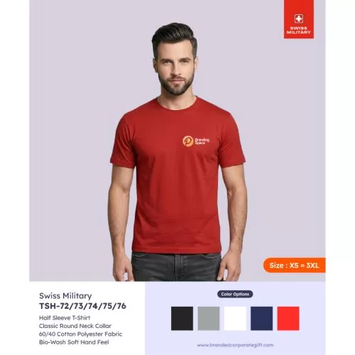 Swiss Military Round Neck T-shirt TSH72/73/74/75/76