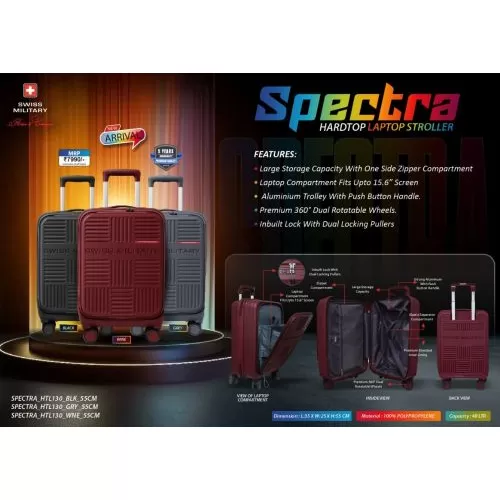 Swiss military Spectra Trolley Bag