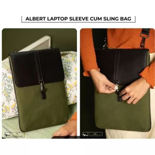 The Backbencher Albert Laptop Sleeve Cum Messanger Bag