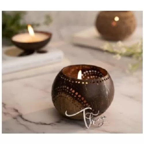 Thenga Exotic Candle Holder